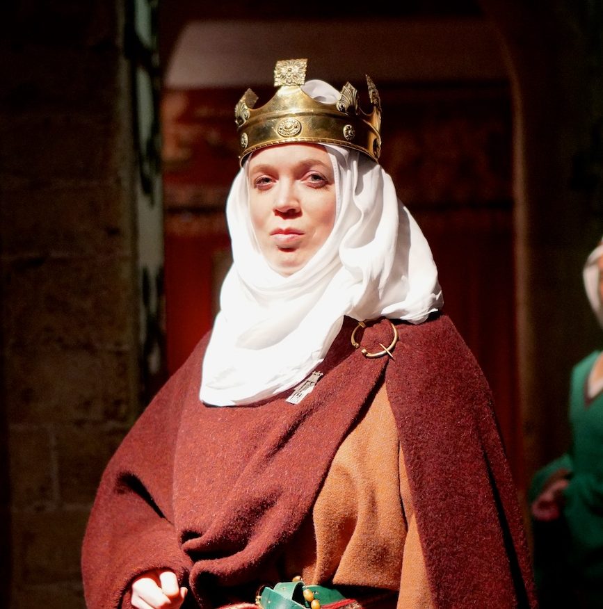 Queen Eleanor of Aquitaine looks imposing inside Dover Castle